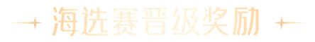 海选赛晋级奖励